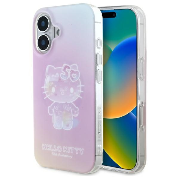 Hello Kitty Hkhmp16sh50ap Iphone 166,1" Pinke Hartschalen-schutzhülle Iml 50. Jubiläum Magsafe