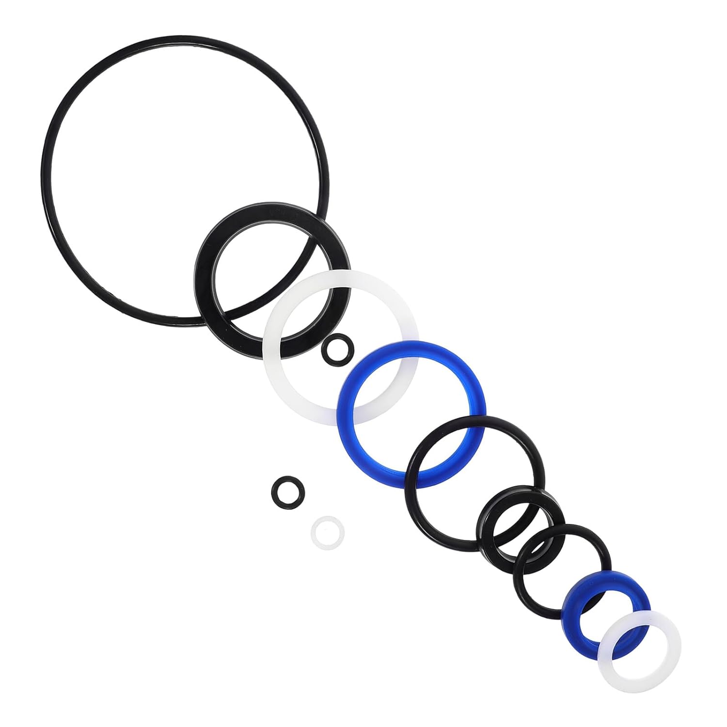 Pack Of 10 Oil Seal Rings Rubber O Rings High Pressure Sealing Rings For Car Oil Seal Kits High Temperature Repair Rings For Vehicle Maintenance 1.69 X 1.69 X 0.20 Inches