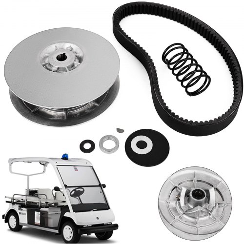 Hinterradantriebskupplungssatz Für Yamaha Gas Golf Cart G2-g22 Ab 1985, Sekundärkupplungsantriebssatz Mit Riemen Jn6-g6201-03 Jn6-g6201-04, Silber