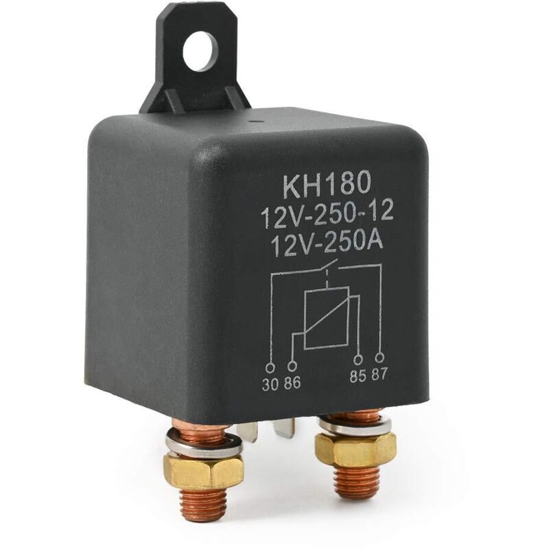 4-poliger 12v 250a - Hochleistungs-batteriesteuerschalter - Anlasserrelais Für Auto, Motorrad, Lkw