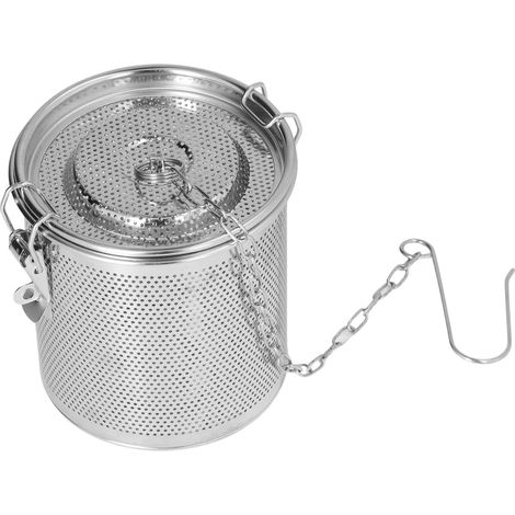 Gewürzsieb Aus Edelstahl Mit Tragekette Und Haken, Teesieb Für Losen Tee, Gewürzsieb Zum Kochen, Küchenzubehör Für Tee, Gewürze Und Würzmittel