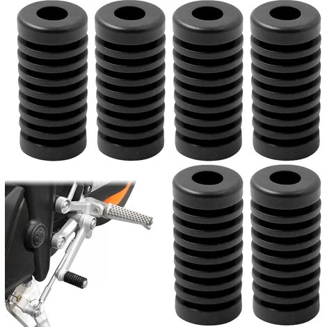 Motorrad-schalthebelschutzhülle Aus Gummi, Schalthebelschutzhülle, 6-teiliges Set, Schwarz