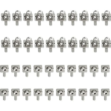 Plus-minus-batterieumwandlungs-federkontakt, Batteriefederkontakte, Vernickelte Platte, Umwandlungs-federkontaktplatte, Für Aa- Und Aaa-batterien, 14 X 12,8 X 0,3 Mm, 20 Paare