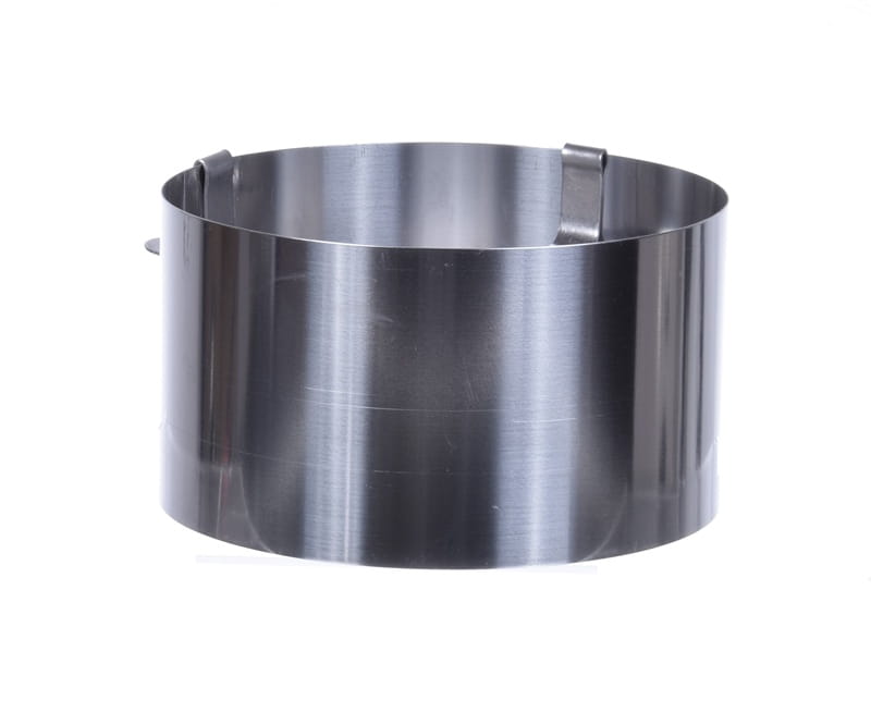 Kleiner Tortenrandring, Verstellbar, Rund, 12–18 Cm, Höhe 8 Cm