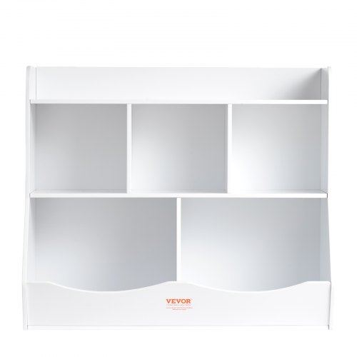Holz-aufbewahrungsfach Für Kinder, Spielzeug-aufbewahrungsorganizer Mit Bücherregal, 89 X 40 X 76 Cm 5-fächer-spielzeugschrank, Kinderbuch- Und Spielzeugregal Für Kinderzimmer, Spielzimmer