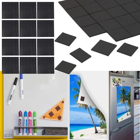 (300 Stück) Selbstklebende Magnete, Magnetplatten, Magnetaufkleber, Kühlschrankmagnete, Magnetische Klebeplatten Für Fotos, Postkarten Und Schilder