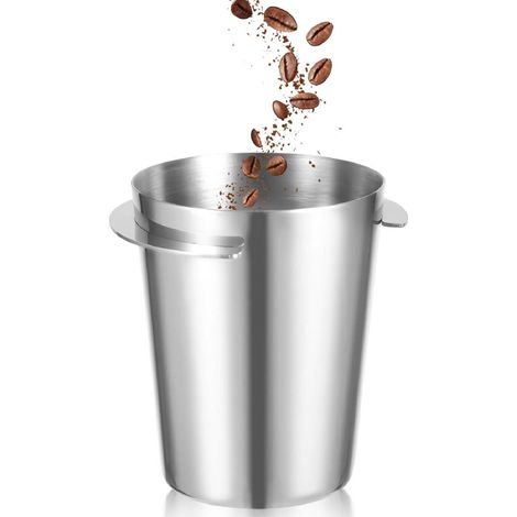 51-mm-kaffeemessbecher, Kaffeemessbecher Aus Edelstahl, Kaffeemessbecherspender, Kaffeemessbecher, Espressomessbecher, Kaffeepulverförderer—2-2：fortelix H