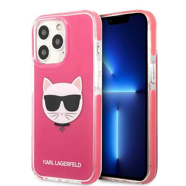 Karl Lagerfeld Klhcp13xtpecpi Iphone 13 Pro Max 6,7" Hartschalenetui Fuchsia/fuchsia Choupette Head