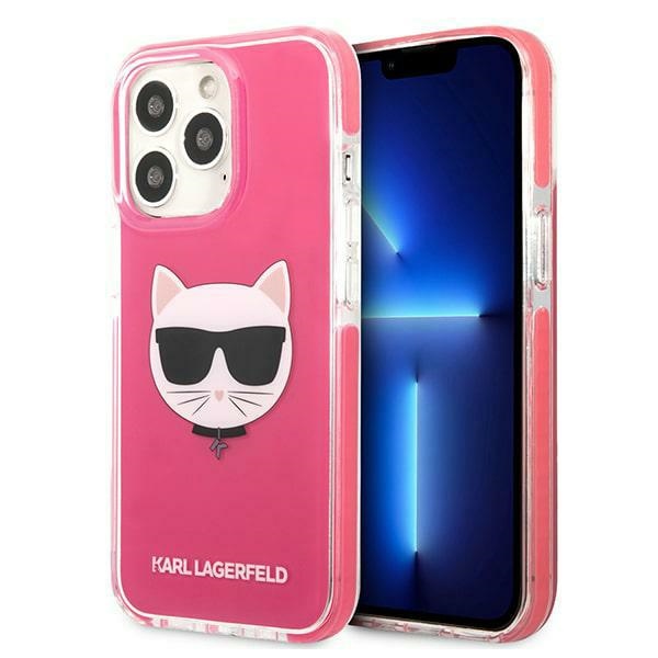 Karl Lagerfeld Klhcp13ltpecpi Iphone 13 Pro / 13 6,1" Hardcase Fuchsia/fuchsia Choupette Head