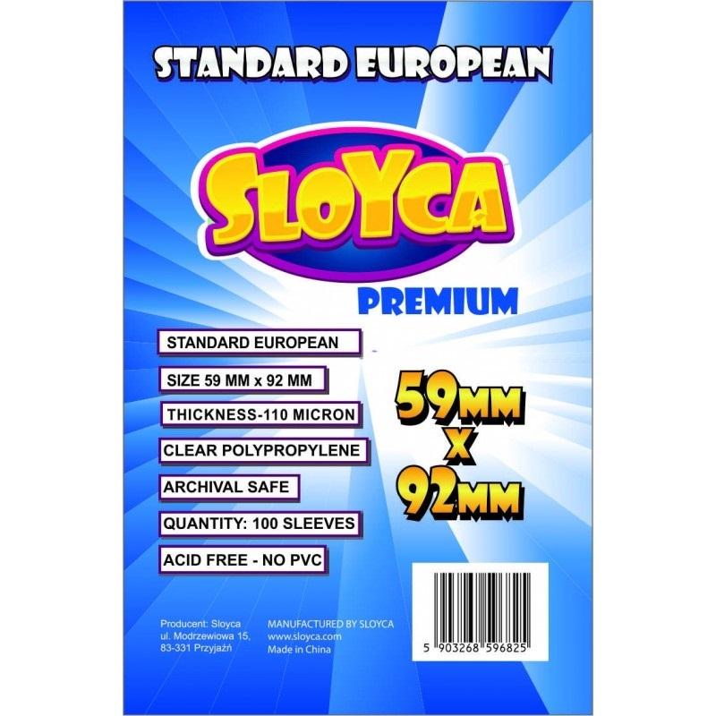 Standard-europäische Premium-schutzhüllen 59 X 92 Mm, 100 Stück