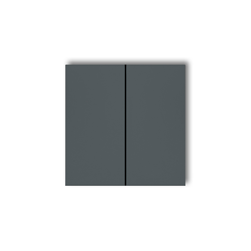 Karlik Ergänzungsprodukte Graphit Matt Doppeltasten Für Deco-, Icon- Und Mini-schalter (2er-set) 28dkl-2