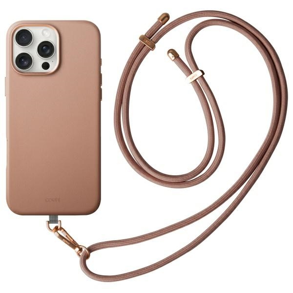 Uniq Coehl Muse Iphone 16 Pro 6,3" Hülle Mit Magnetischem Ladeanschluss, Staubiges Nude