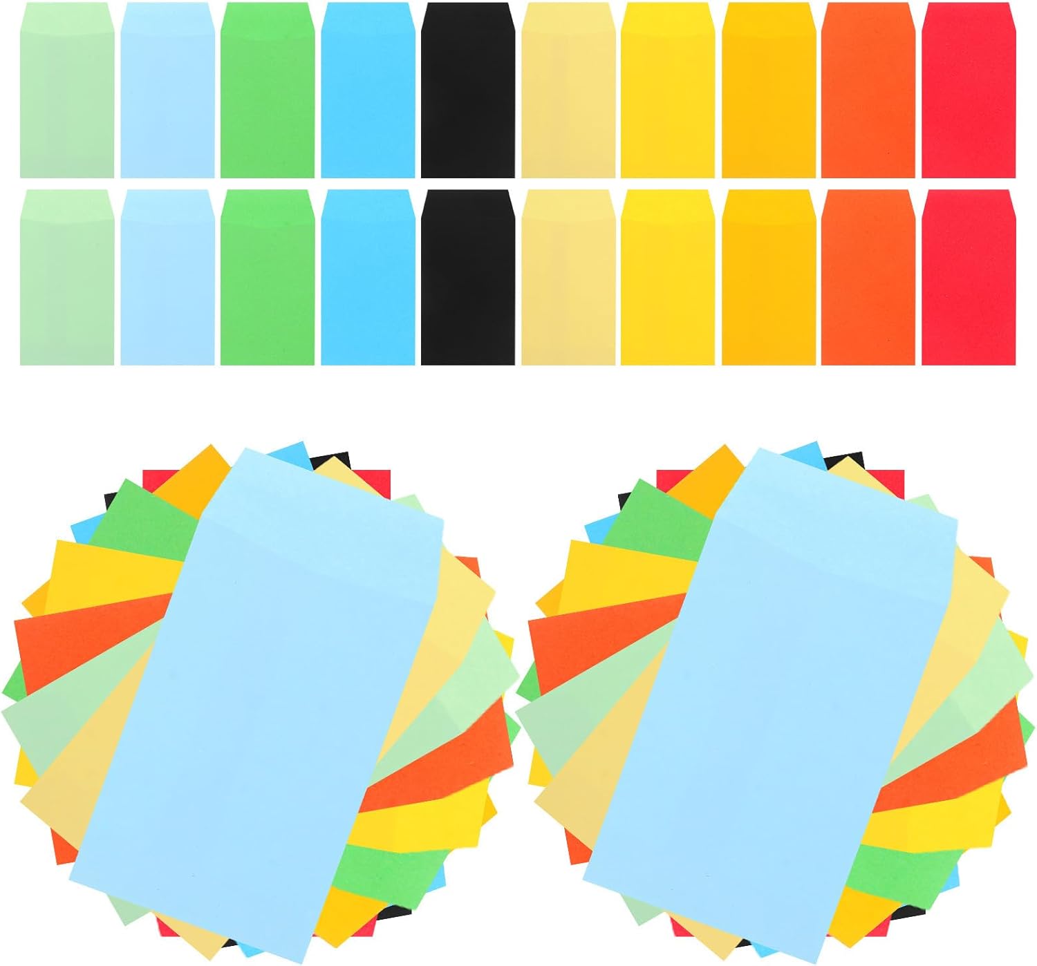 50 Stück Bunte Briefumschläge Aus Papier Mit Feuchtigkeitsschutz Und Detaillierter Verarbeitung Kleine Umschläge Für Hochzeitseinladungen Und Geburtstagskarten Zufällige Farbe