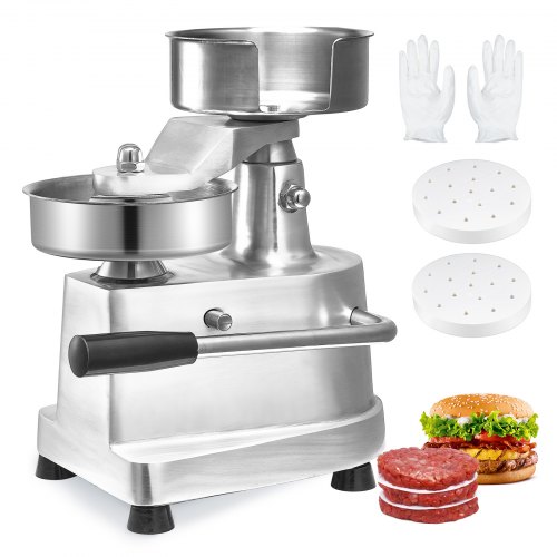 Kommerzieller Burger-patty-maker, 13 Cm, Hamburger-rind-patty-maker, Strapazierfähig, Lebensmittelechter Edelstahl Burgerpresse, Küchenfleischformer