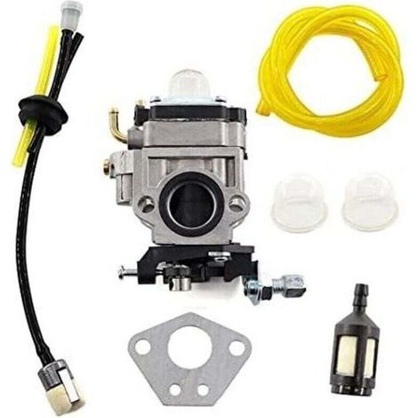 Ulisem Vergaser Mit Kraftstoffschlauch - Kraftstofffilterset Für Fuxtec Fx-ps152, Fx-ms152, Fx-mt152, Mfs520, Fx-fsr152 - Multiool 2 In 1 4 In 1 3 Ps 52 Cm3 Freischneider.