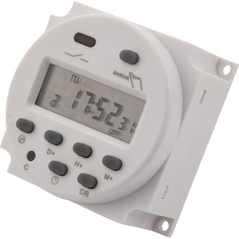 12v Dc Programmierbarer Timer Mit Digitalem Lcd-display Und 16a Ampere