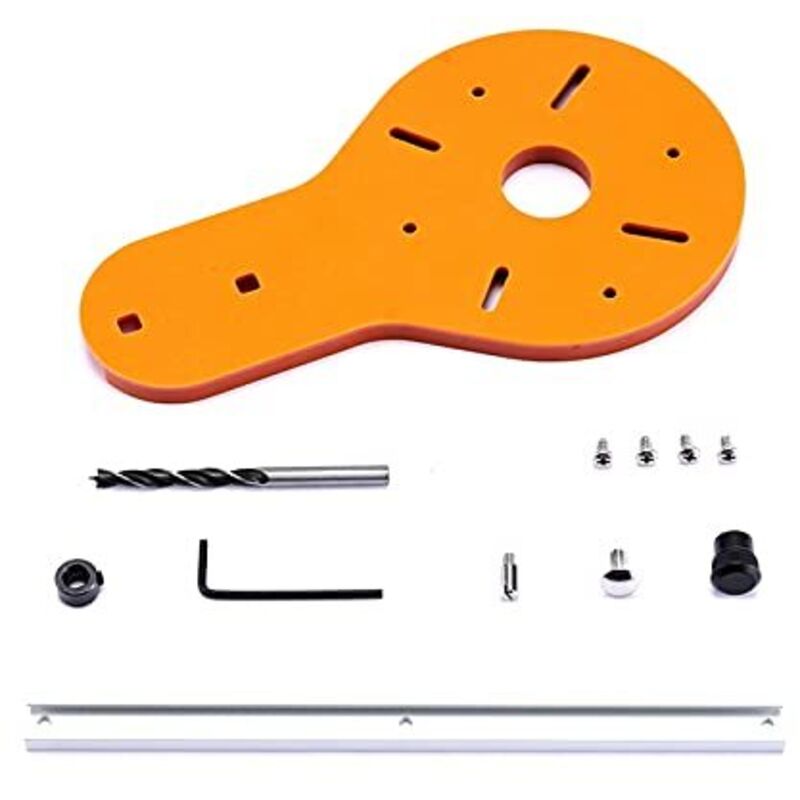 Kreisschneidschablone Für Elektrische Oberfräse, Holzfräse, Holzbearbeitungsfräse, Kreisnutfräse, Werkzeugzubehör (a: 1-70 Cm)