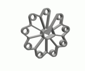 Kunststoff-spitzenscheibe Padix 40/5-20 Ring - Sl S01281