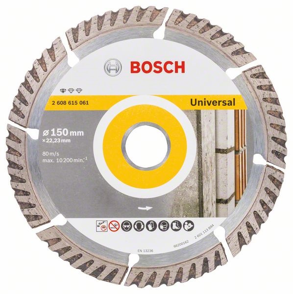 Bau-diamanttrennscheibe S4u 150 Mm 10 Stück - B 2608615062