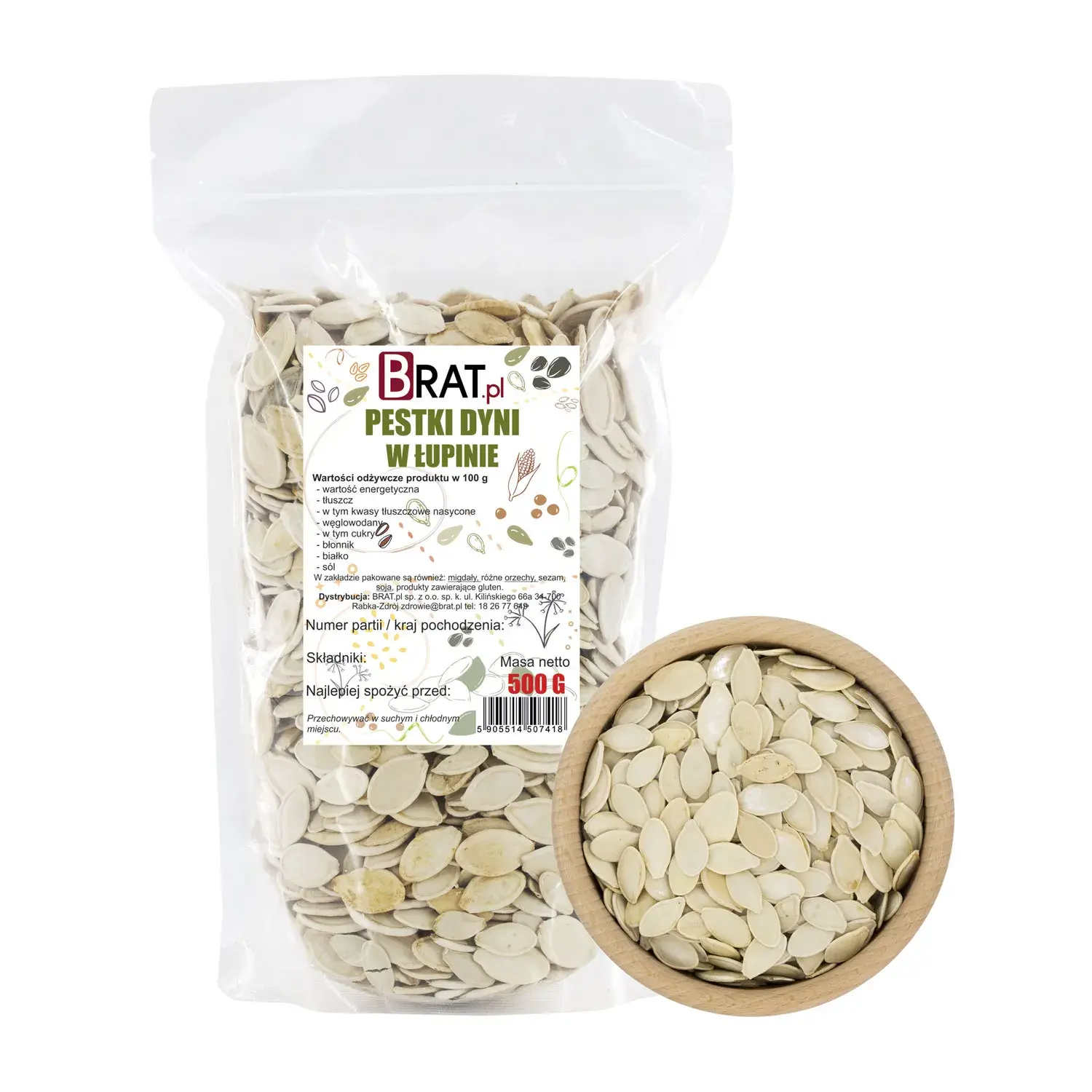 Kürbiskerne In Der Schale 500 G