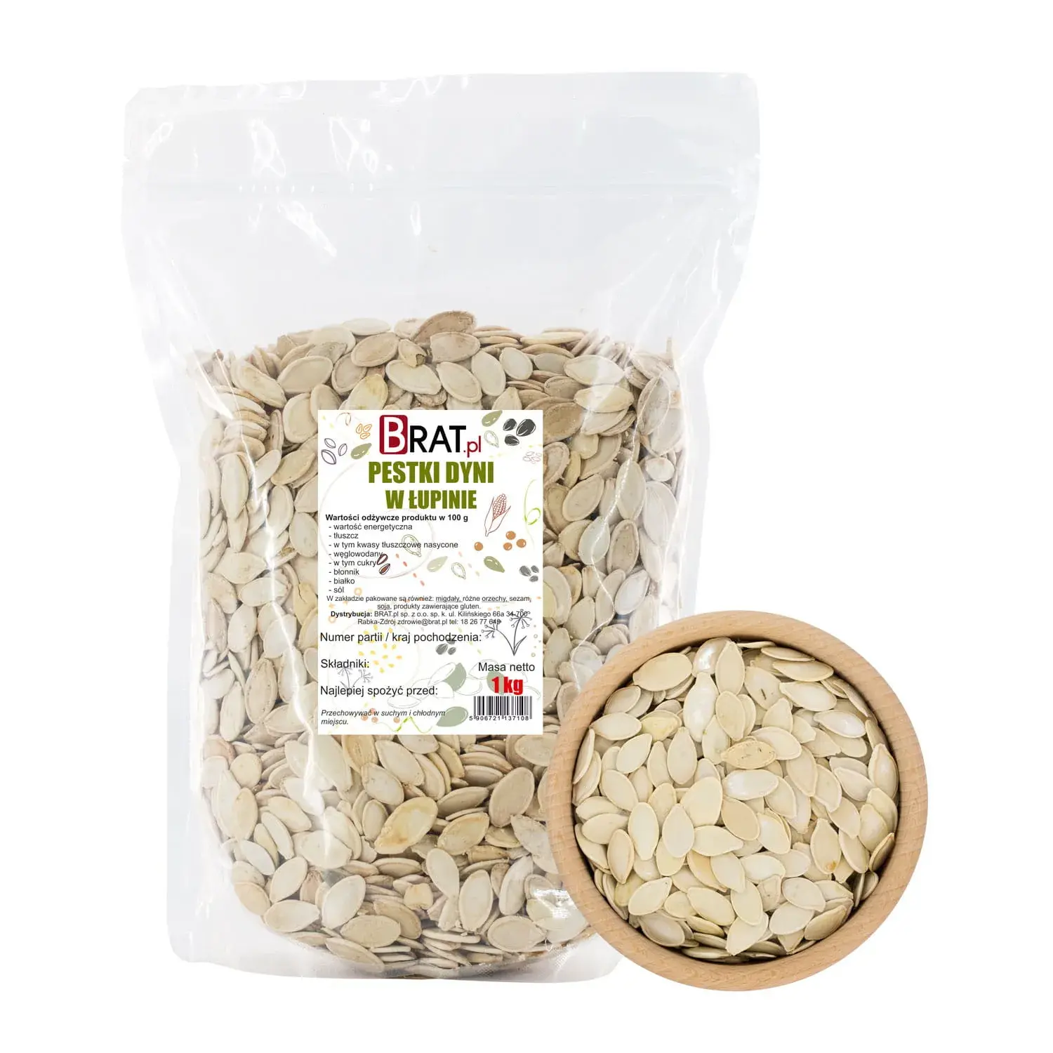 Kürbiskerne In Der Schale 1 Kg