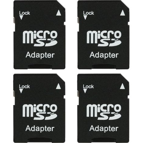 Stück Micro-sd-speicherkartenadapter, Leicht Lesbar, Kompatibel Mit Vielen Geräten Mit Sd-kartensteckplatz, Wie Z. B. Laptops, Kameras Usw.
