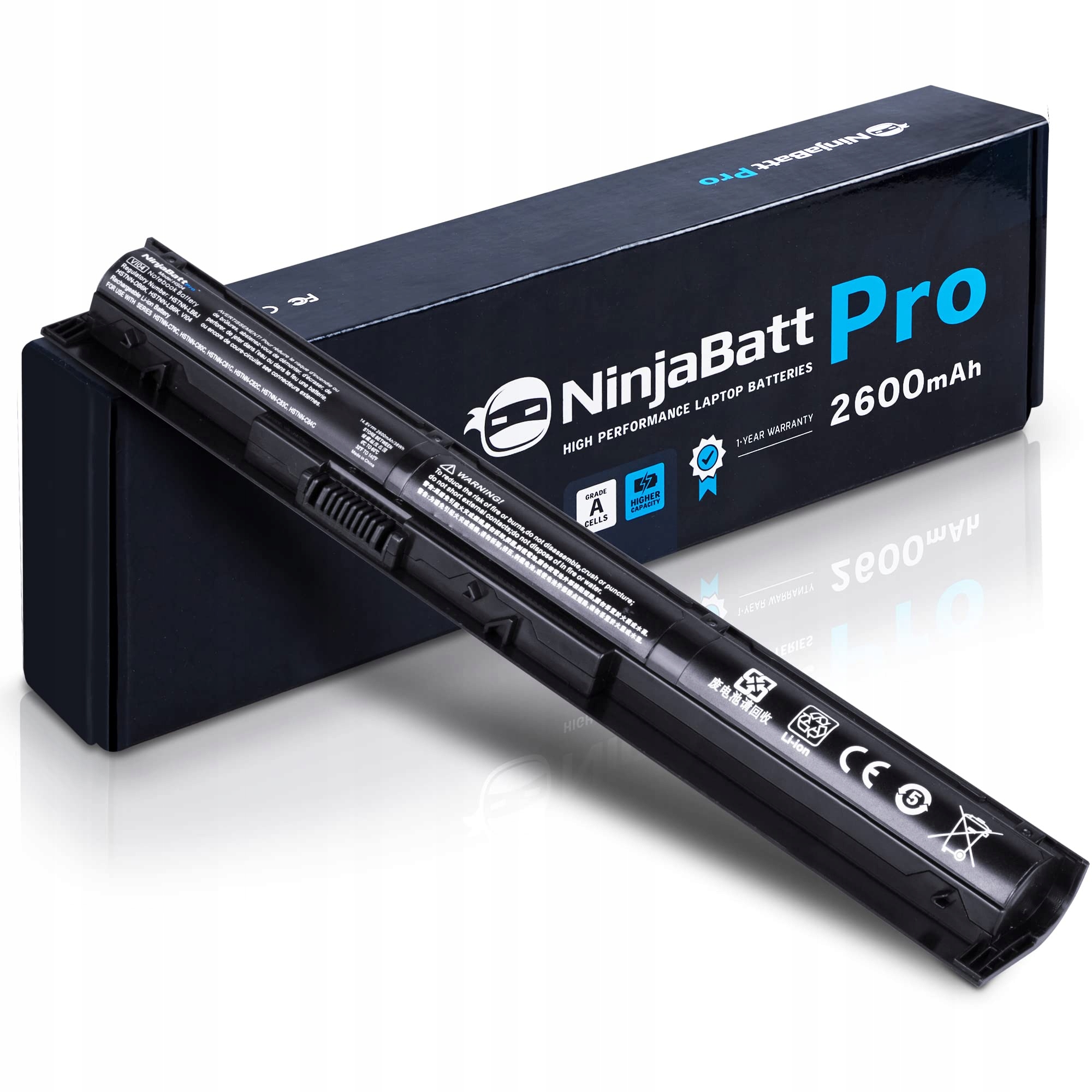 Hp, Compaq Lithium-ionen-laptop-akku 2600 Mah Ninjabatt V104 / 11