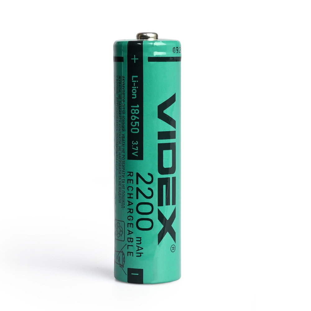 Videx 18650 2200mah Lithium-ionen-akku Ohne Schutzschalter Lose/1 Stück.