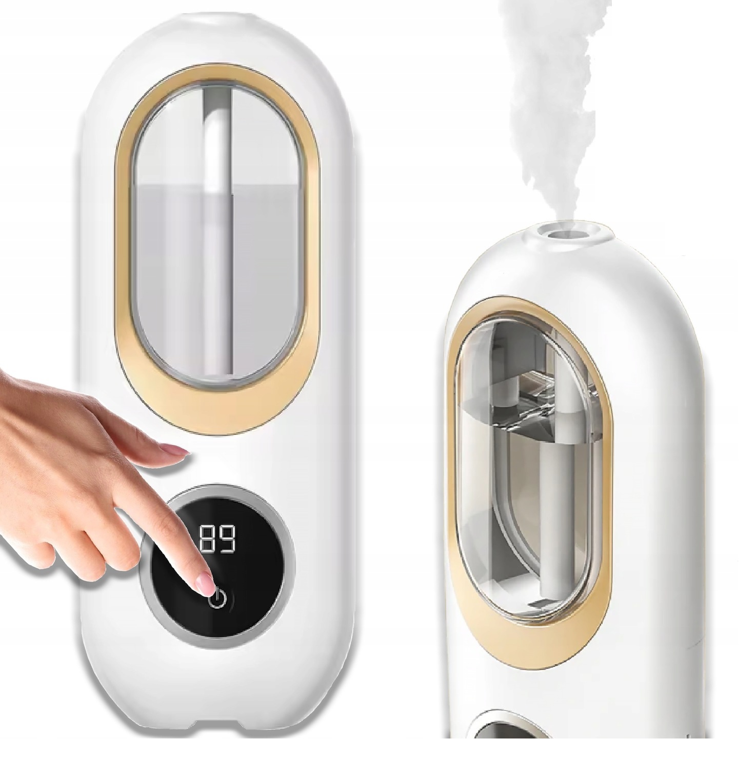 Luftbefeuchter Mit Aromadiffusor, Ultraschall-lcd-display Und Aromatherapie-funktion