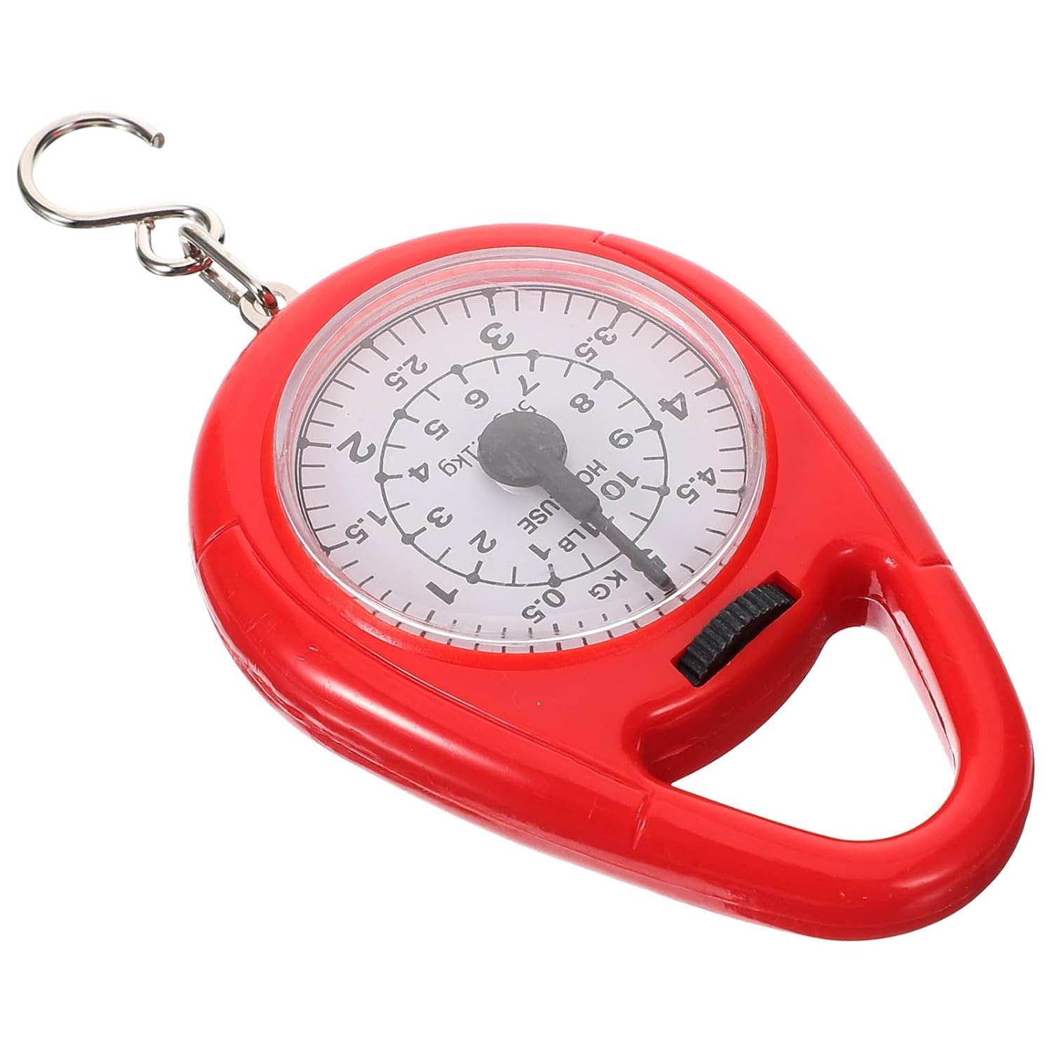 Small Luggage Scales Hanging Scales With Spring Mechanism Handy Analogue Travel Scales In Red Compact And Lightweight For Precise Weighing Of Luggage And Fishing Accessories