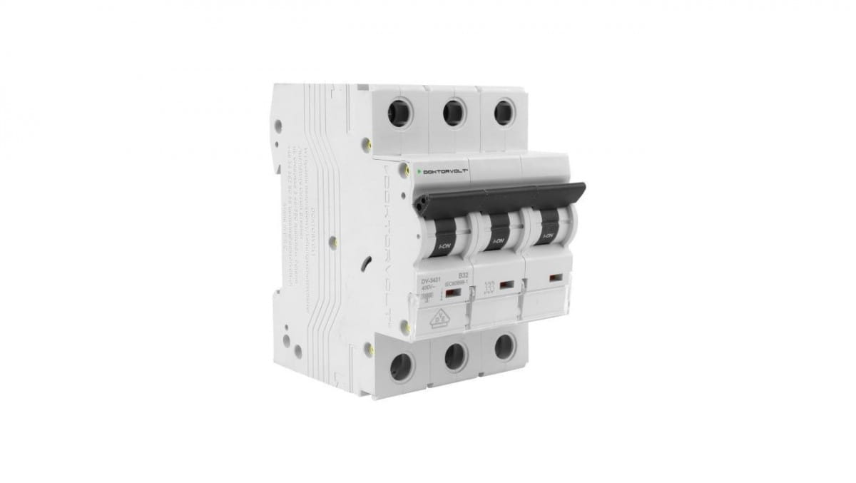 Mcb 10ka 3p 32a Vde B32a Doktorvolt Dv-3431 Leistungsschalter