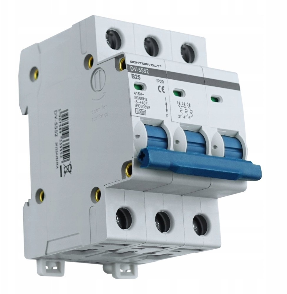 Leitungsschutzschalter 3p B 25a 6ka Ac 5552