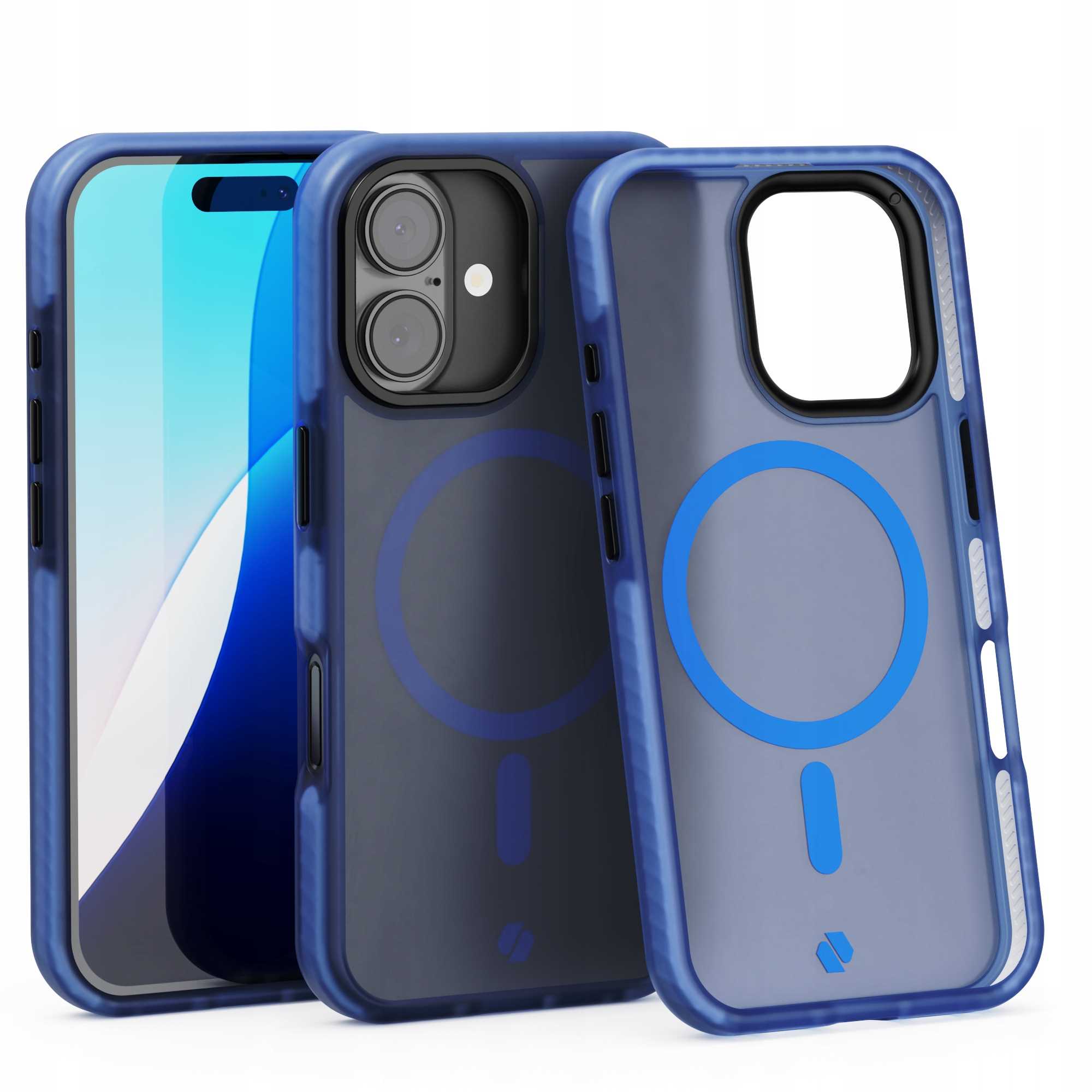 Spacecase Hybrid Fusion Mag Iphone 16 Dunkelblau