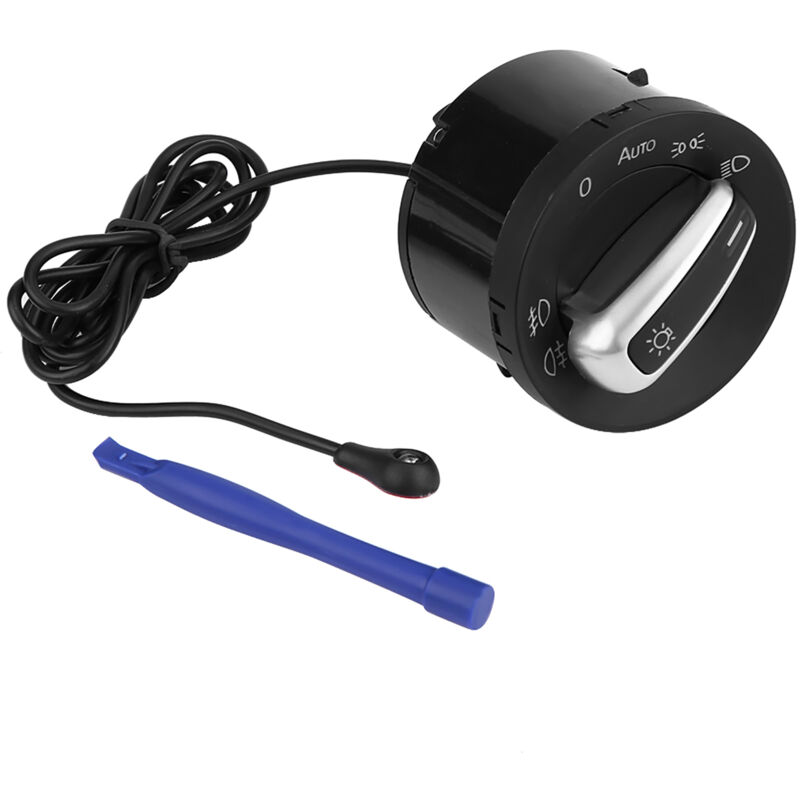 Lichtsensor Des -scheinwerferschalters，schwarzer Abs-kunststoffscheinwerferschalter Mit Integriertem Lichtsensor-scheinwerfersteuerungsschalter