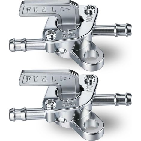 Benzinhahnschalter, 2 Stück, Universell, 6 Mm, Für Motorräder, Mopeds Und Quads (50 Cm³, 70 Cm³, 90 Cm³, 110 Cm³, 125 Cm³, 150 Cm³).