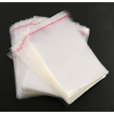 400 Stück Transparente Opp-beutel Mit Selbstklebeverschluss Für Kekse, Süßigkeiten, Perlen, Schmuck, Geschenke (9 X 13 Cm)
