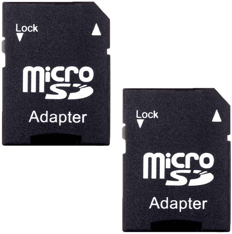 Adaptateur Ultra Micro Sd, 2 Pièces D'Adaptateurs De Carte Sd Pour Cartes Micro-sd Pour Appareils Mobiles Et Tablettes, Noir