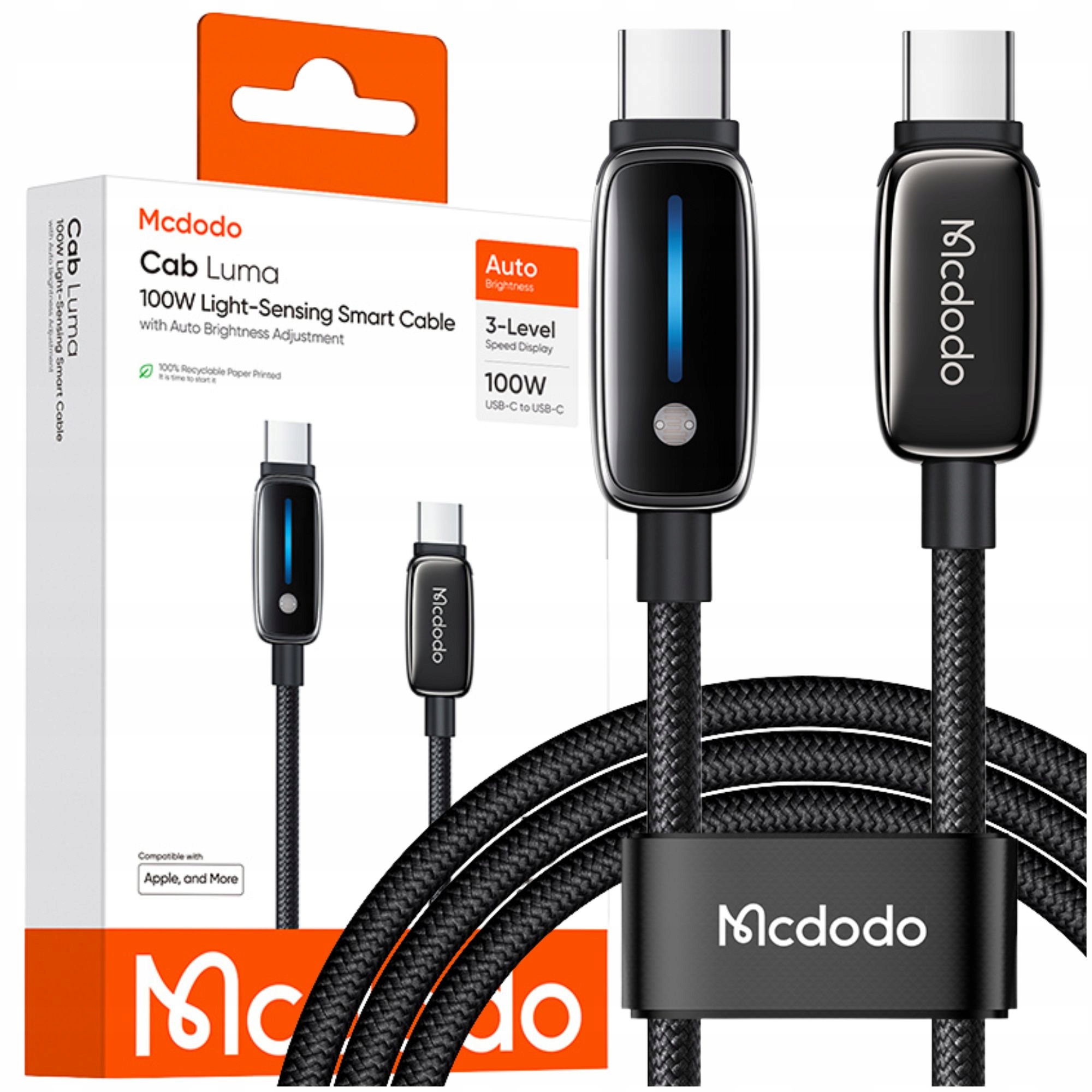 Mcdodo Ladekabel Usb-c Schnellladefunktion Für Iphone Usb Typ C 1 M 100 W