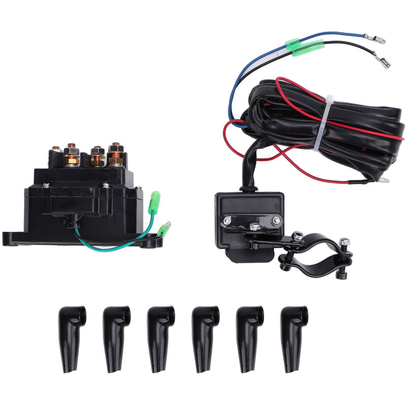 Hochleistungs- Und Sicheres Kipprelais-schütz Mit Daumenschalter-kit, 12 V, 250 A, Für Utv-lkw Von 5000 Bis 7000 Lb