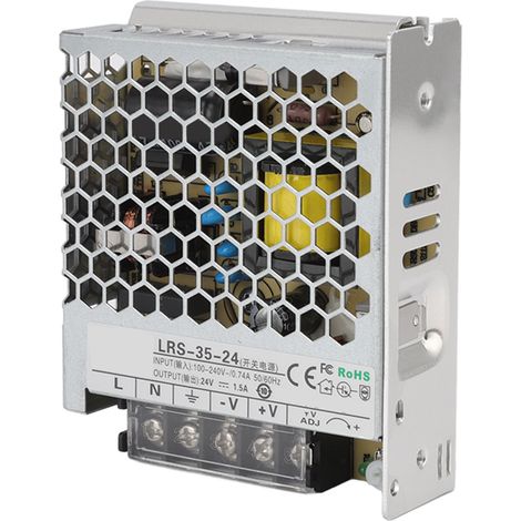 24-v-schaltnetzteil, Transformator Geregelt Durch Universalschalter Für 100–240 V, Lrs 35 W 1,5 A Led-leuchte
