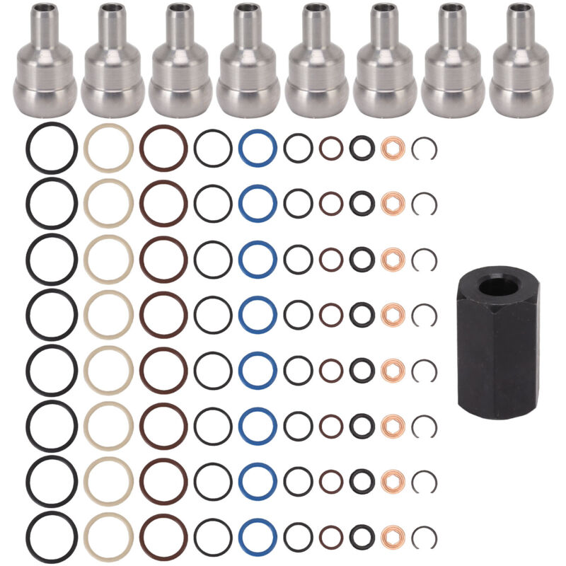 Ölverteiler-leck-reparatursatz, Effektiver Einspritzdüsen-dichtungssatz, Lange Lebensdauer, Professionell, Direkter Sitz, O-ringe Für 6,0 L Powerstroke 2003–2010.