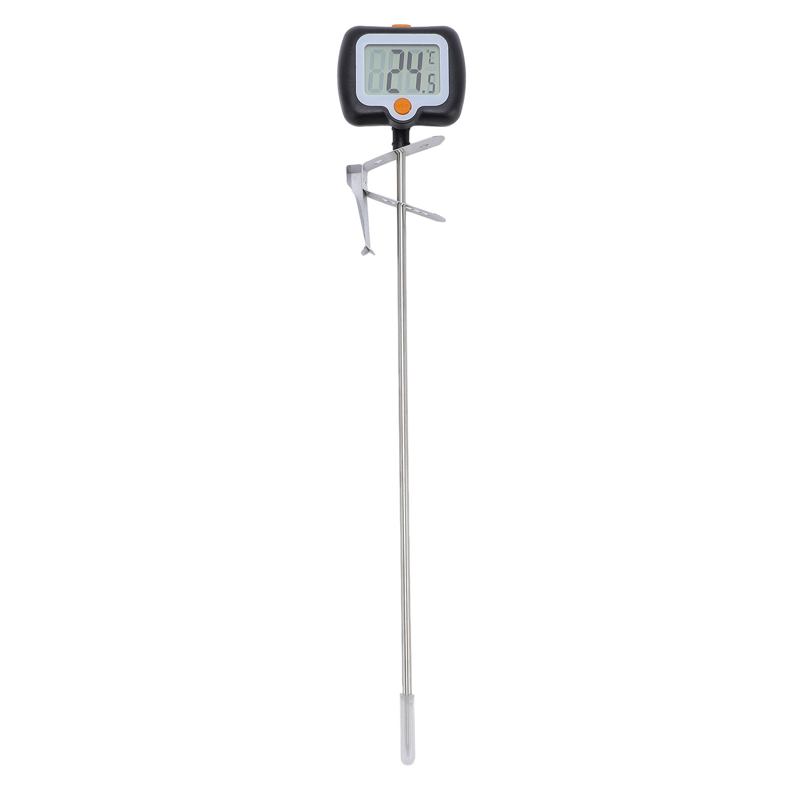 Digitales Zuckerthermometer Mit Topfclip, Langer Edelstahlsonde, Hohe Präzision, Zum Kochen Und Backen.