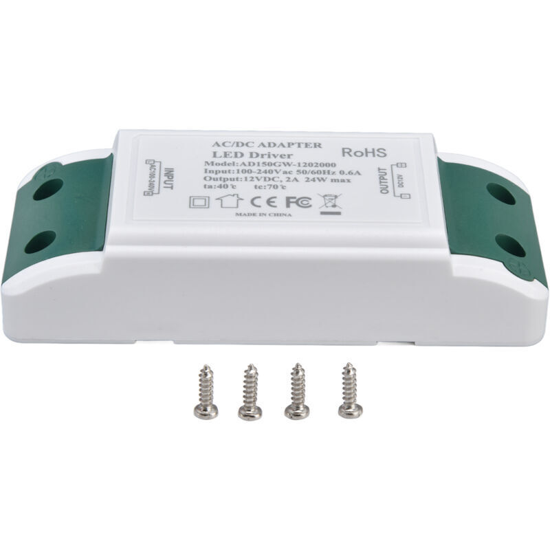 Ac100–240 V, Abs-gehäuse, Led-leistungstreiber 12 V, Mehrfachschutz, 50/60 Hz Für Schrankbeleuchtung