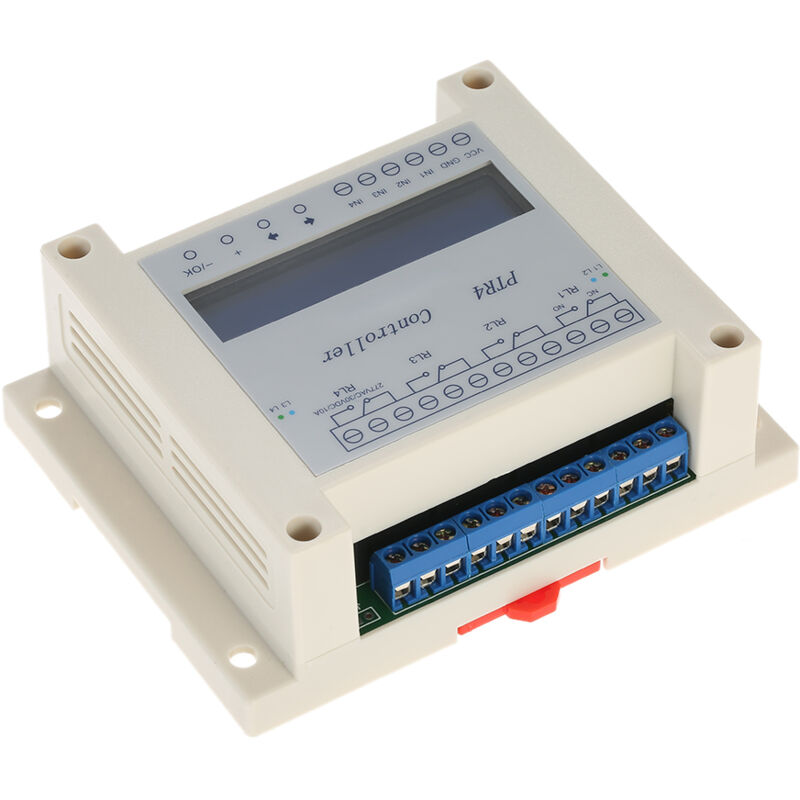 Programmierbares Digitales 4-kanal-zeitrelais, Timer-steuerung, Verzögerungsschaltmodul, Unabhängiger Zeitzyklus, Lcd-anzeige, Dc 6–40 V