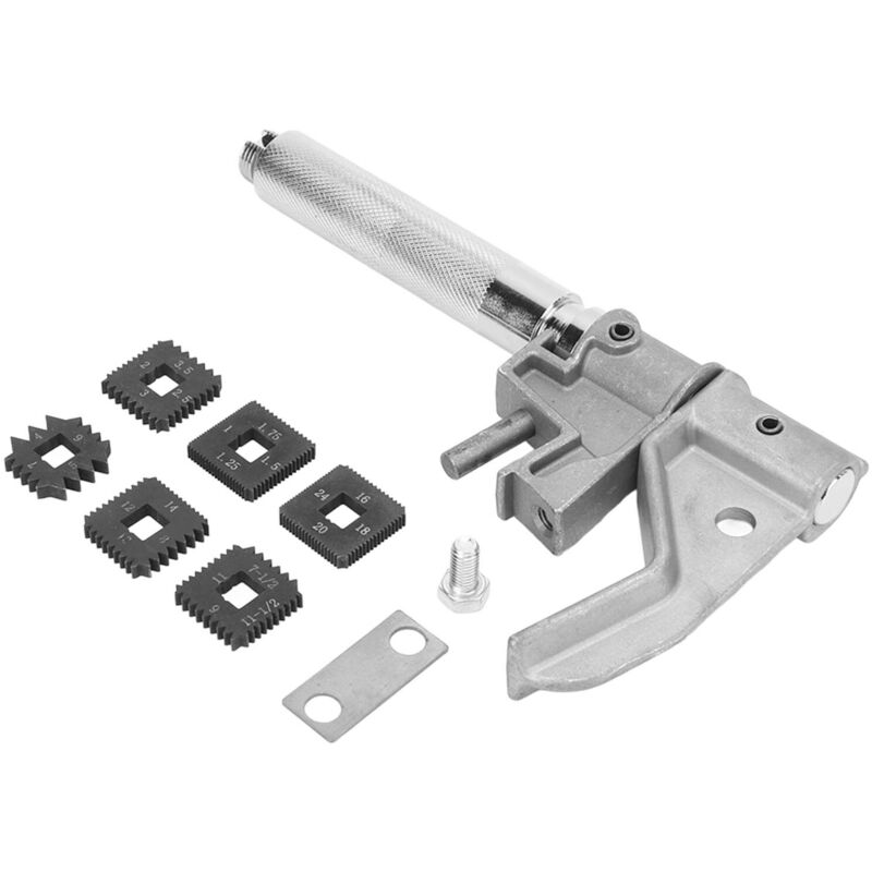 Werkzeugset Zur Reparatur Von Außengewinden, Silber Eloxiertes Aluminium, Beschädigungsfrei Für Außendurchmesser Von 1 Bis 1/4 Bis 5 Zoll.