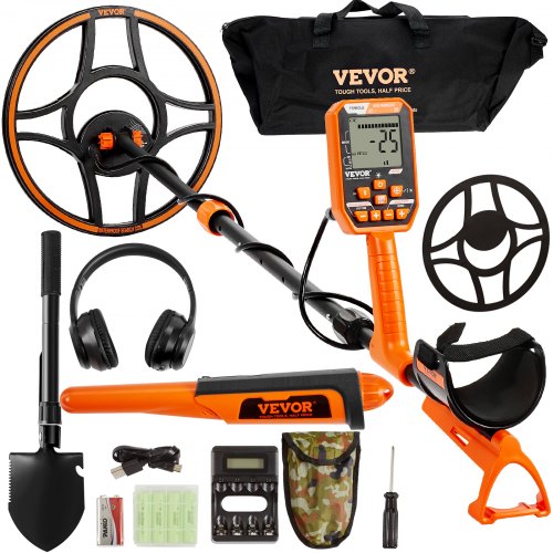 Metalldetektor Profi, Metal Detector Mit 30 Cm Suchspule, 7 Mode, Ip68 Tauchtiefe Bis Zu 3 M Goldsucher Mit Verstellbarem Griff Golddetektor Inkl. Bluetooth-headset Präzisions-ortungsgerät