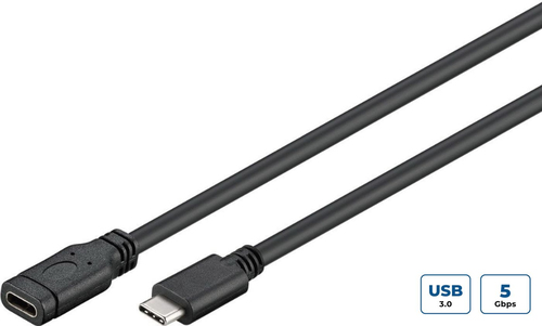Usb-c 3.2 Gen 1 Kabel 0,5 M Usb C Schwarz Silber