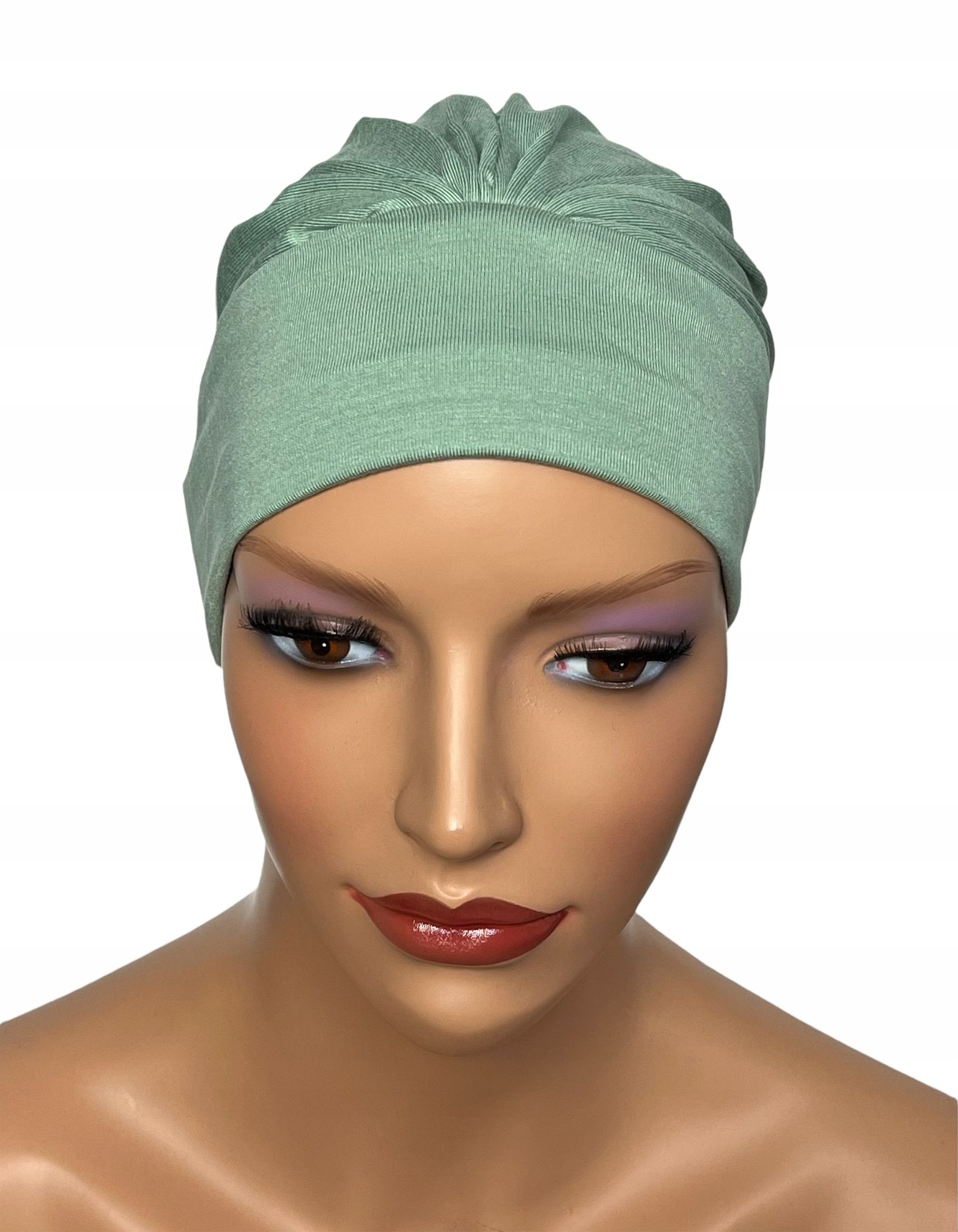 Jasmina-minz-turban, Rüschenhut Ohne Muster, Auch Nach Der Chemotherapie