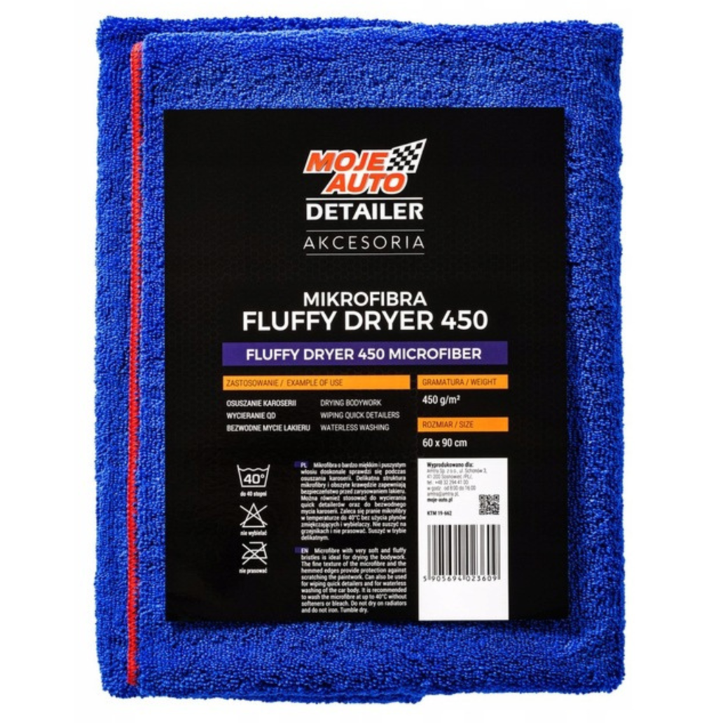 023609 Mein Auto - Detailer Mikrofaser-flauschhandtuch 450 G/m² 60 X 90 Cm