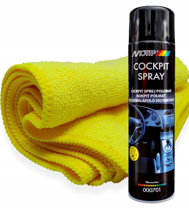 Motip 600ml Set Zur Reinigung Von Kunststoffen, Cockpit, Seidenmattem Lack Und Fahrzeuginnenraum